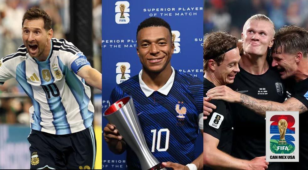 Messi enters record books as Argentina reach knockouts. Mbappe and Haaland score a double each